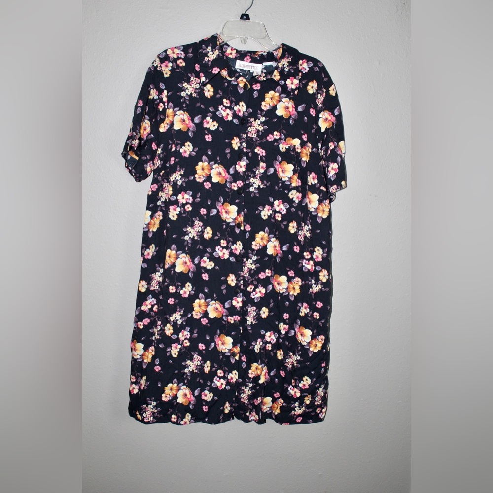 Silhouettes Floral midi dress